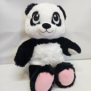 Build-A-Bear 17" Harajuku Hugs Panda Bear Stuffed Animal Plush Pink Paws & Ears